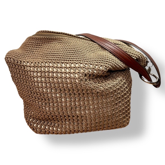 Brown Woven Shoulder Bag - Picture 2 of 10